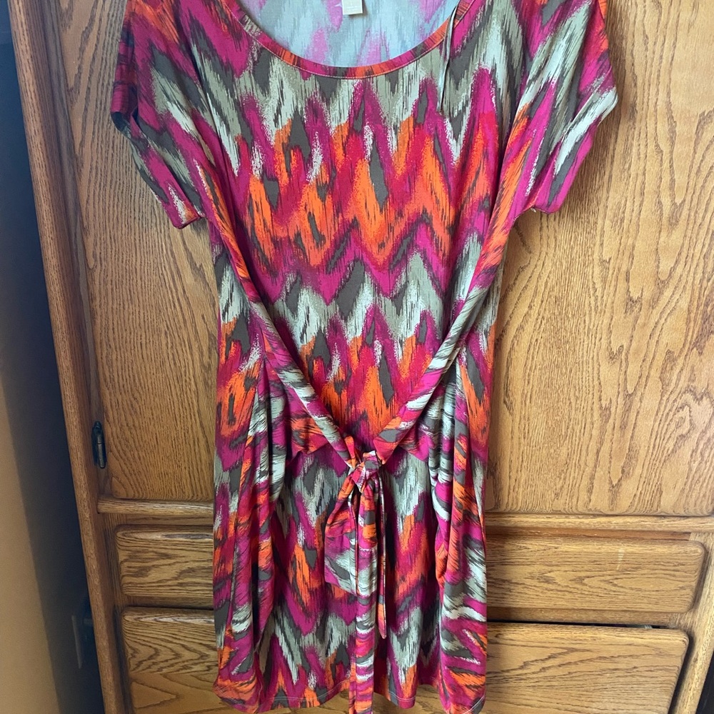 Michael Kors Multicolored Dress with Belt